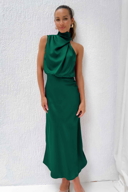 Isabella | Vestido Noche Satinado