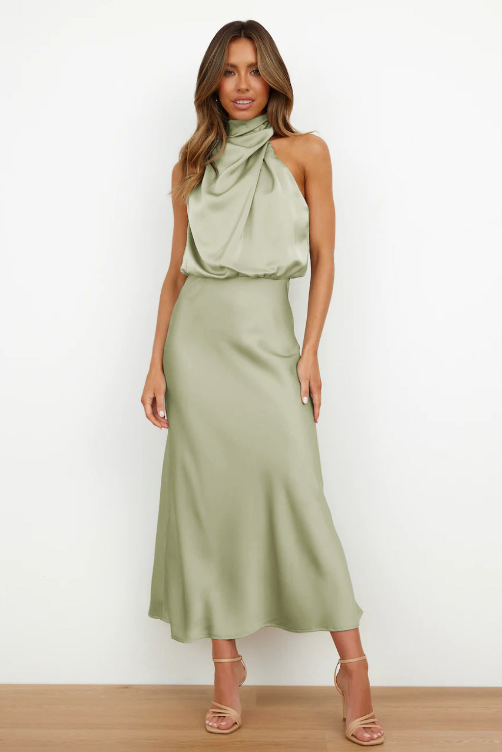 Isabella | Vestido Noche Satinado