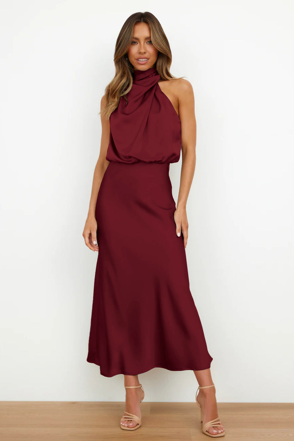 Isabella | Vestido Noche Satinado