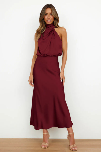 Isabella | Vestido Noche Satinado