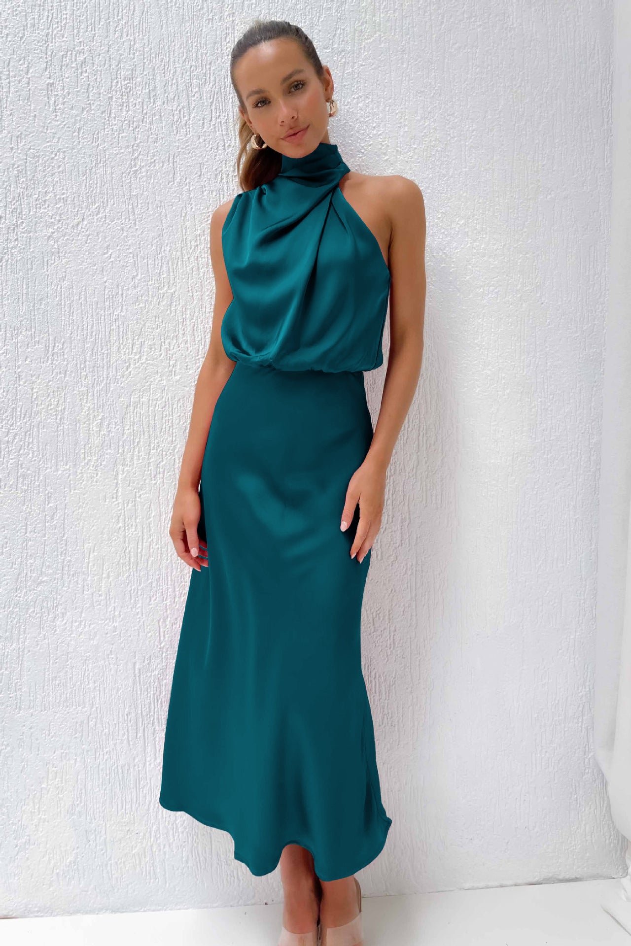 Isabella | Vestido Noche Satinado