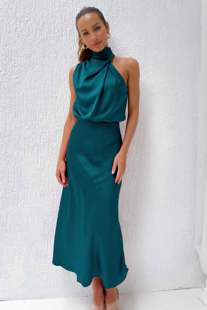 Isabella | Vestido Noche Satinado