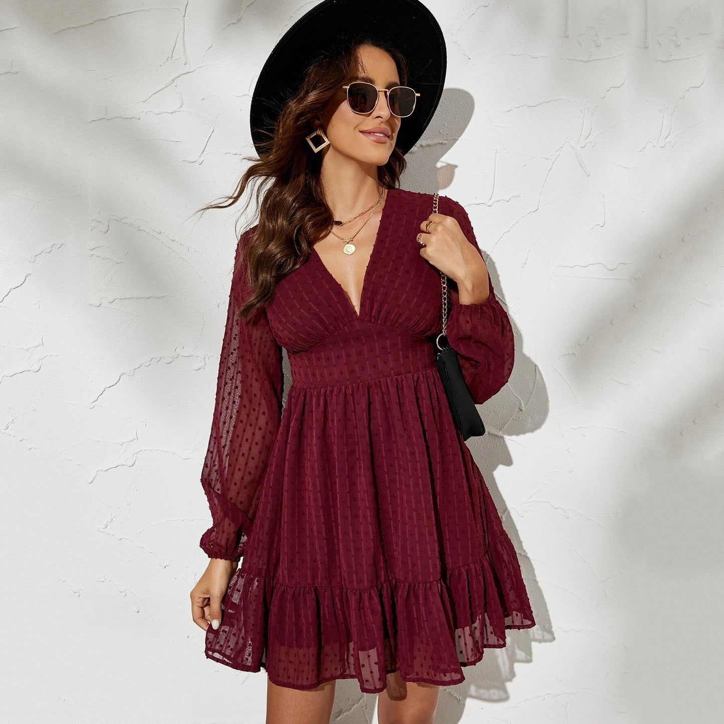 Serena | Vestido Manga Elegante