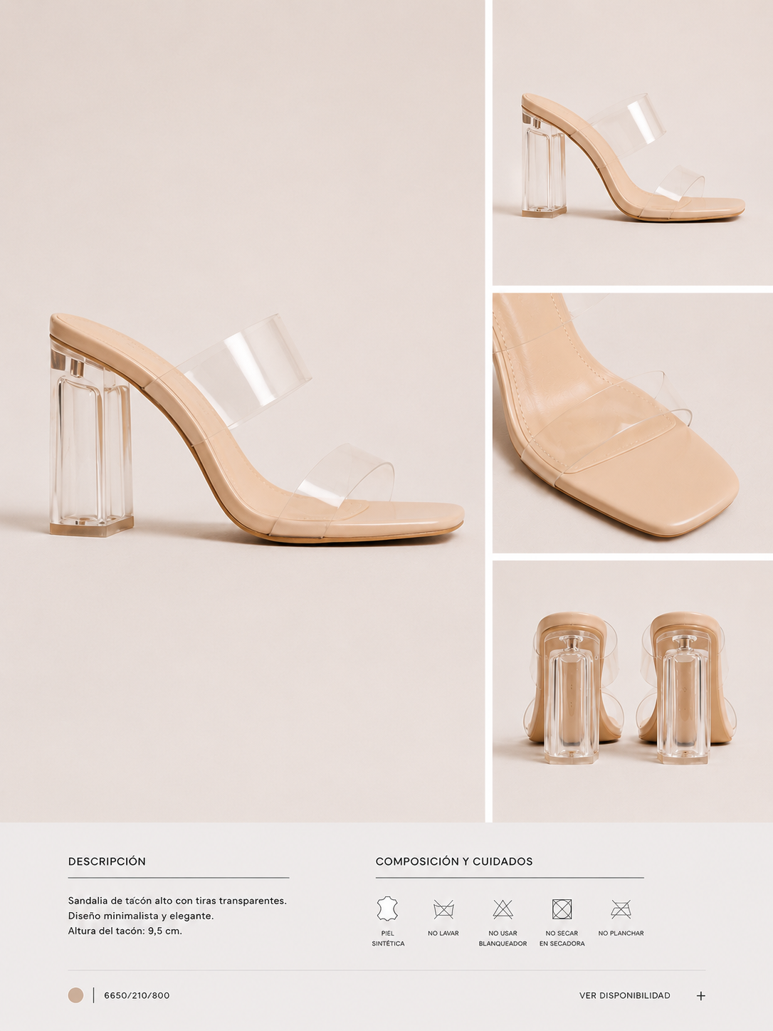 Aurélie | Sandalia Tacón Elegante
