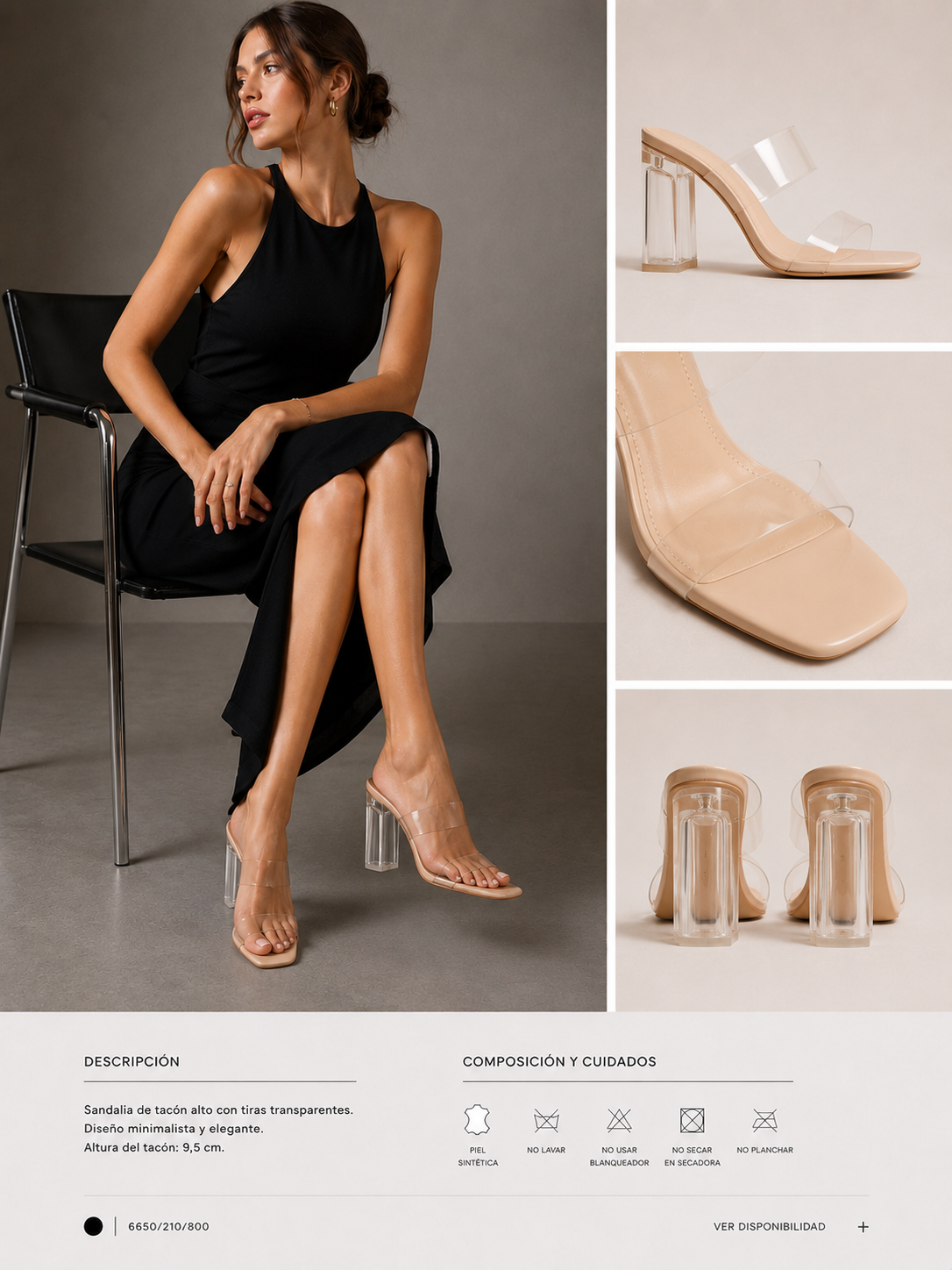 Aurélie | Sandalia Tacón Elegante