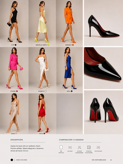 Valentina | Tacón Cuero Elegante