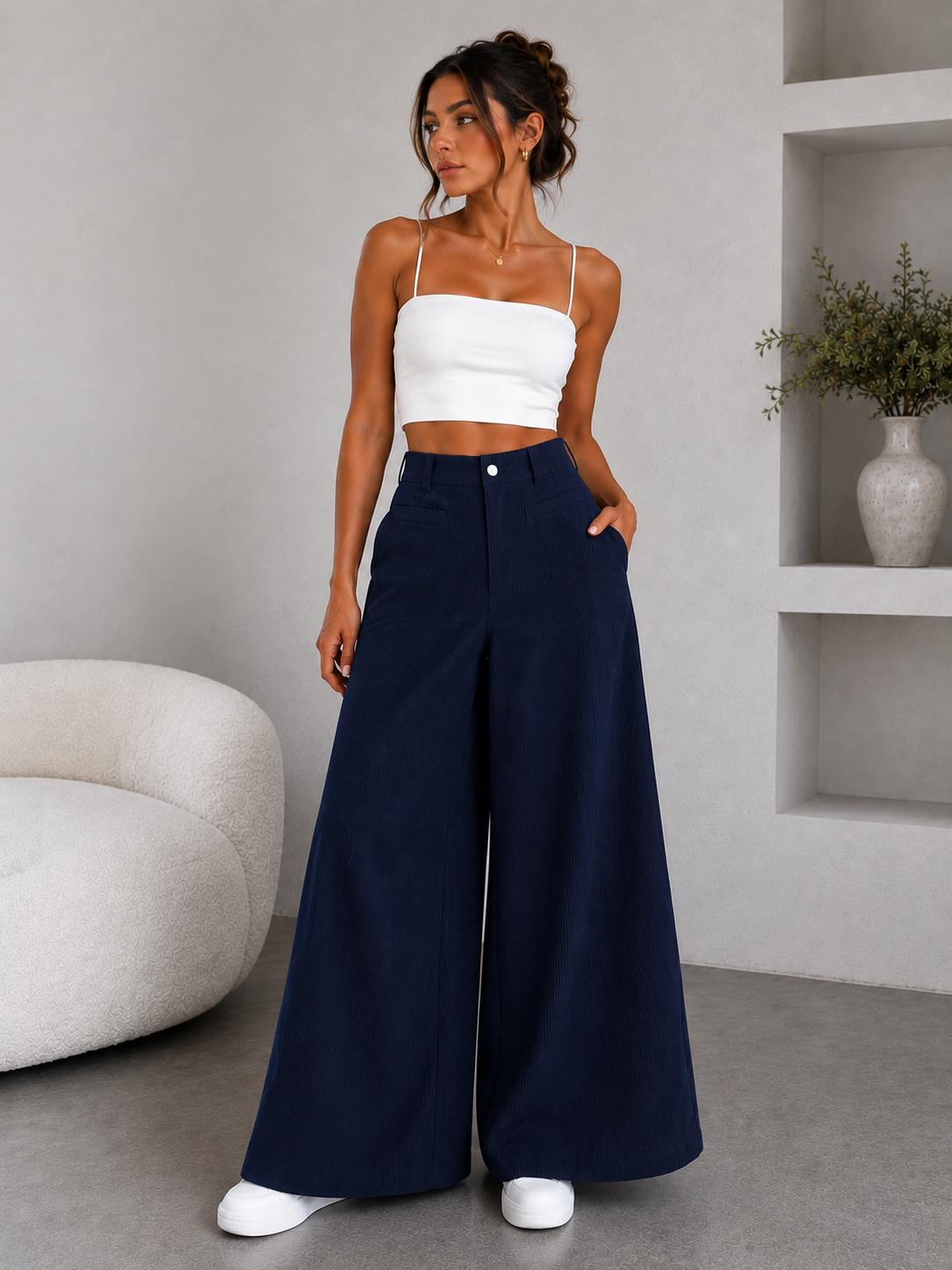 Chiara | Pantalón Pana Classic