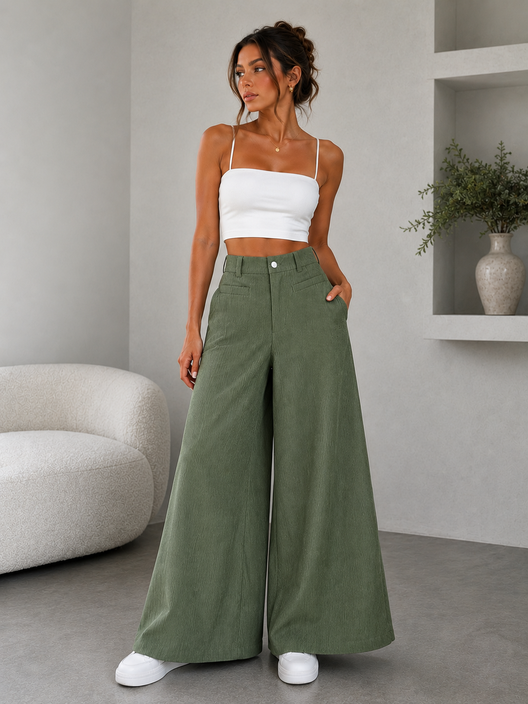 Chiara | Pantalón Pana Classic