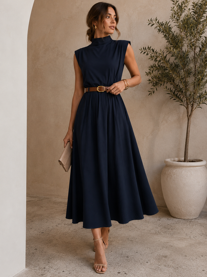 Élodie | Vestido Satin Sin Mangas