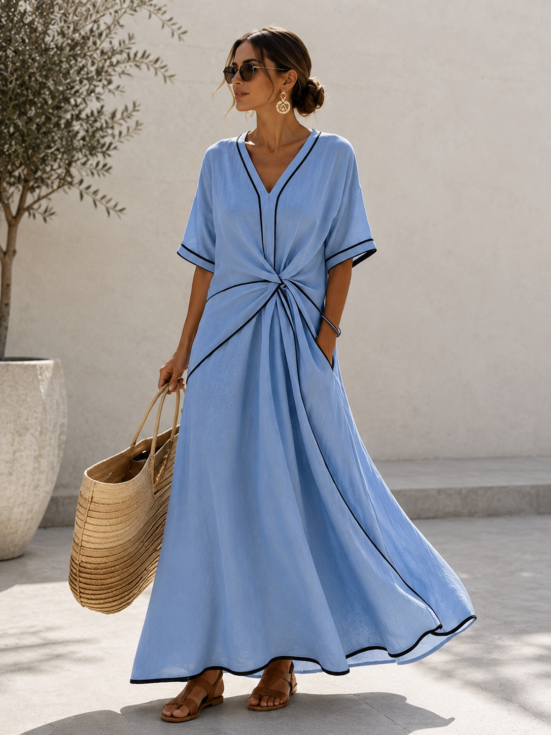 Juliette | Vestido Rayas Elegante