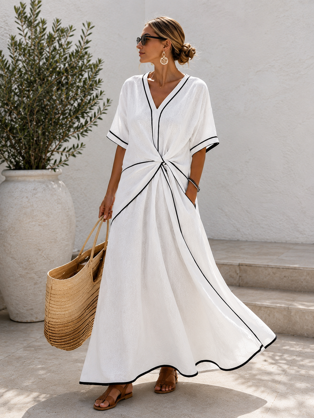 Juliette | Vestido Rayas Elegante