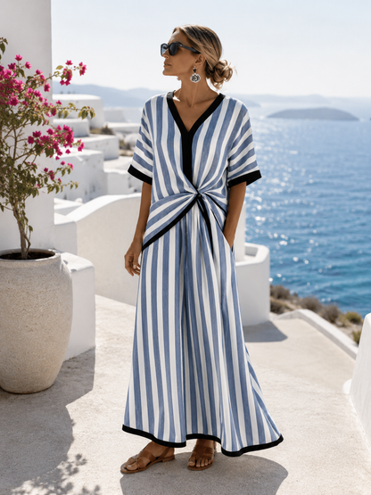 Juliette | Vestido Rayas Elegante
