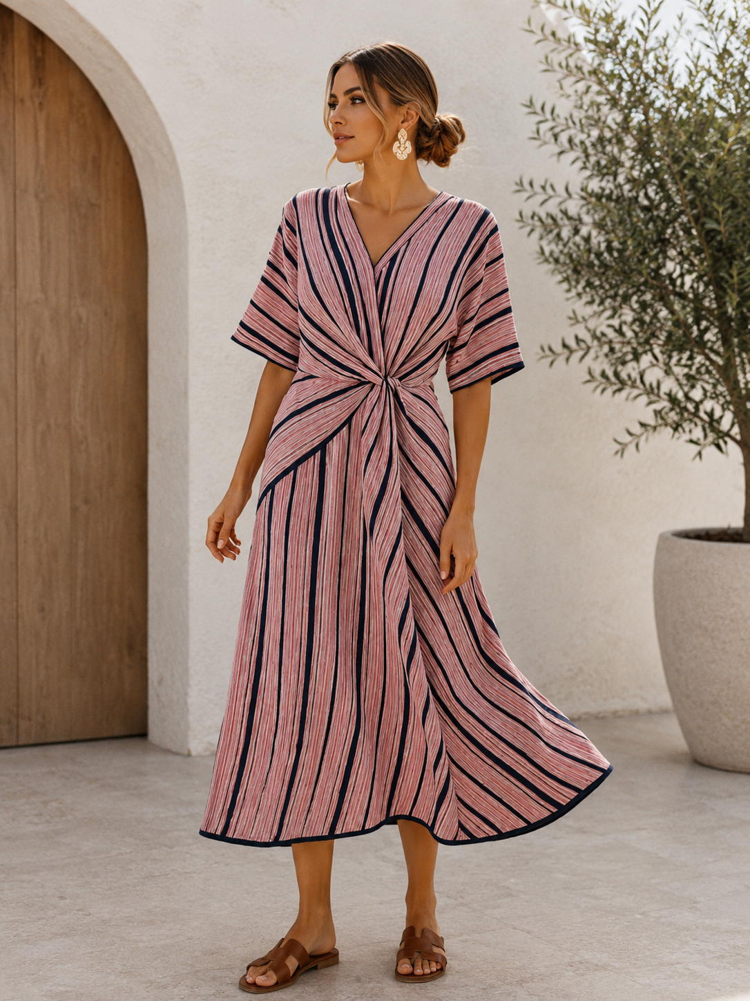 Juliette | Vestido Rayas Elegante