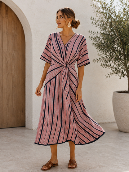 Juliette | Vestido Rayas Elegante