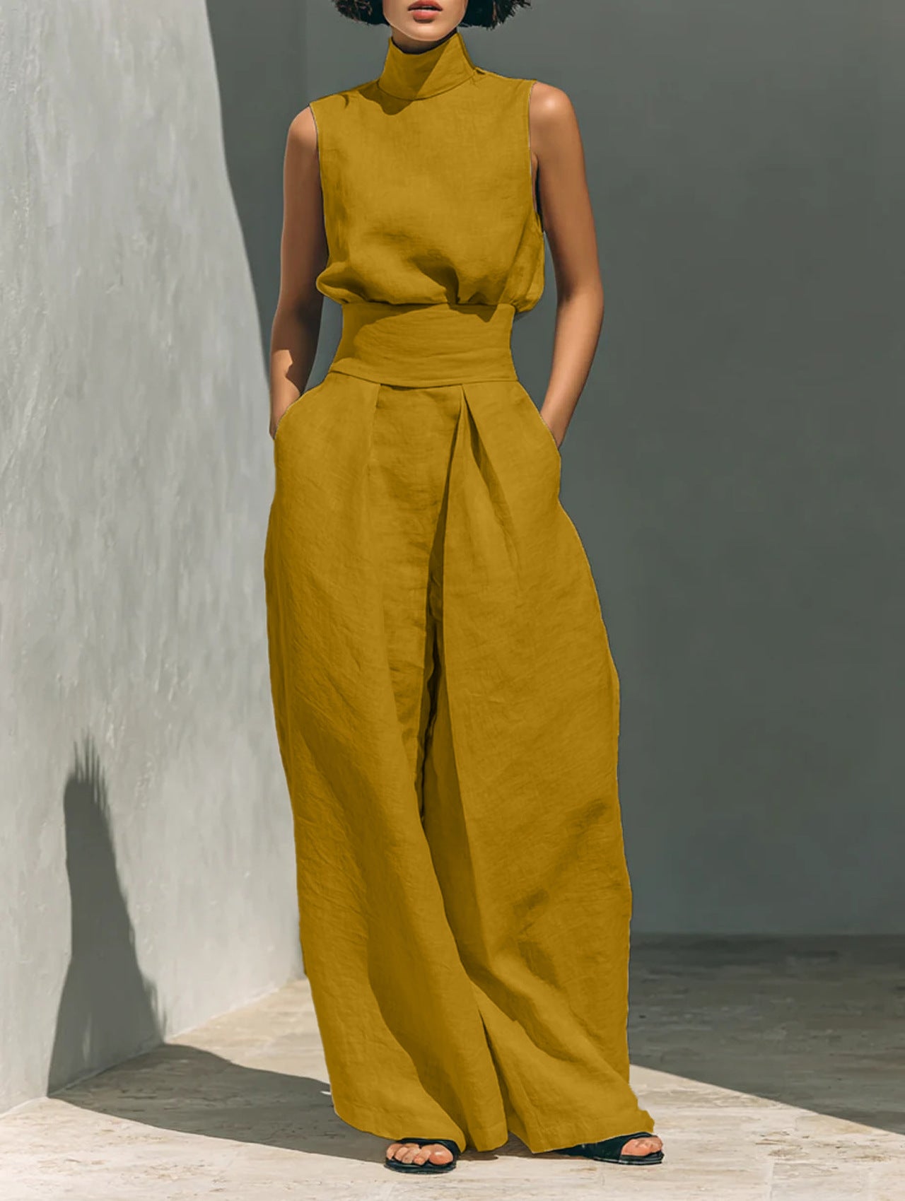 Evelyn | Conjunto Sin Mangas Chic